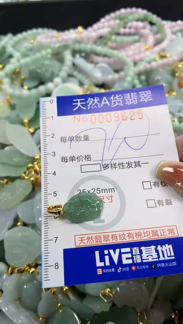 颈饰未镶嵌翡翠天然A货翡翠