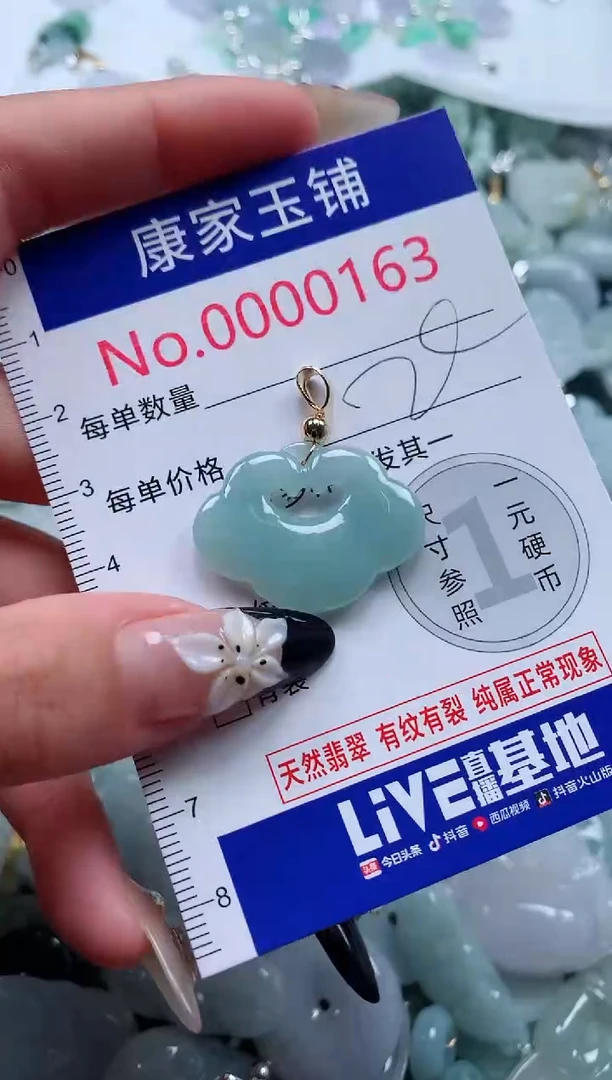 翡翠未镶嵌颈饰163