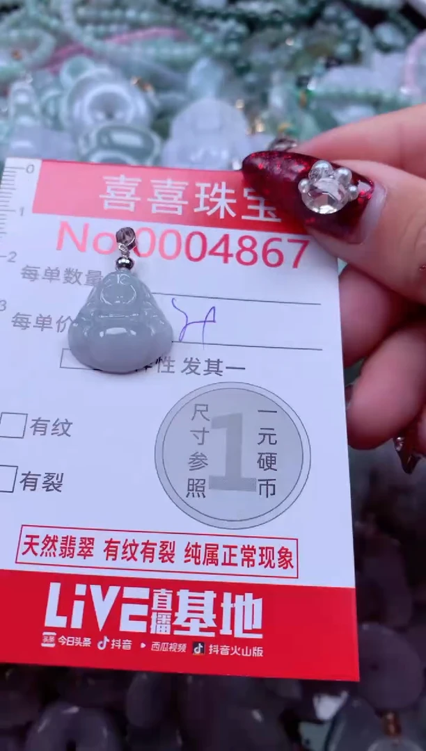 颈饰未镶嵌翡翠4867
