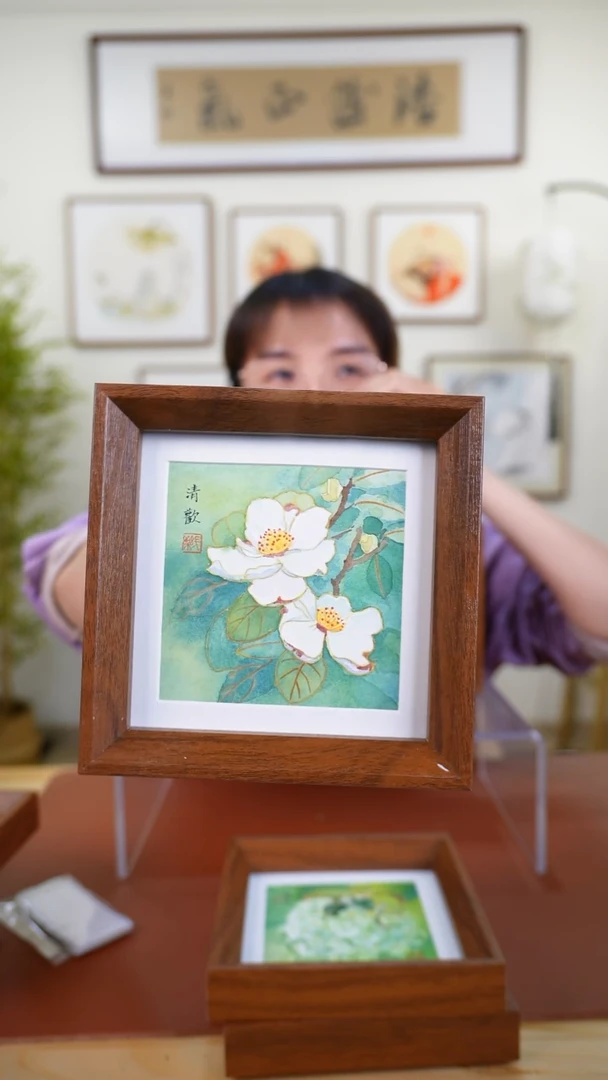 横款鹿鸣现代美术馆-岳椅竹老师作品