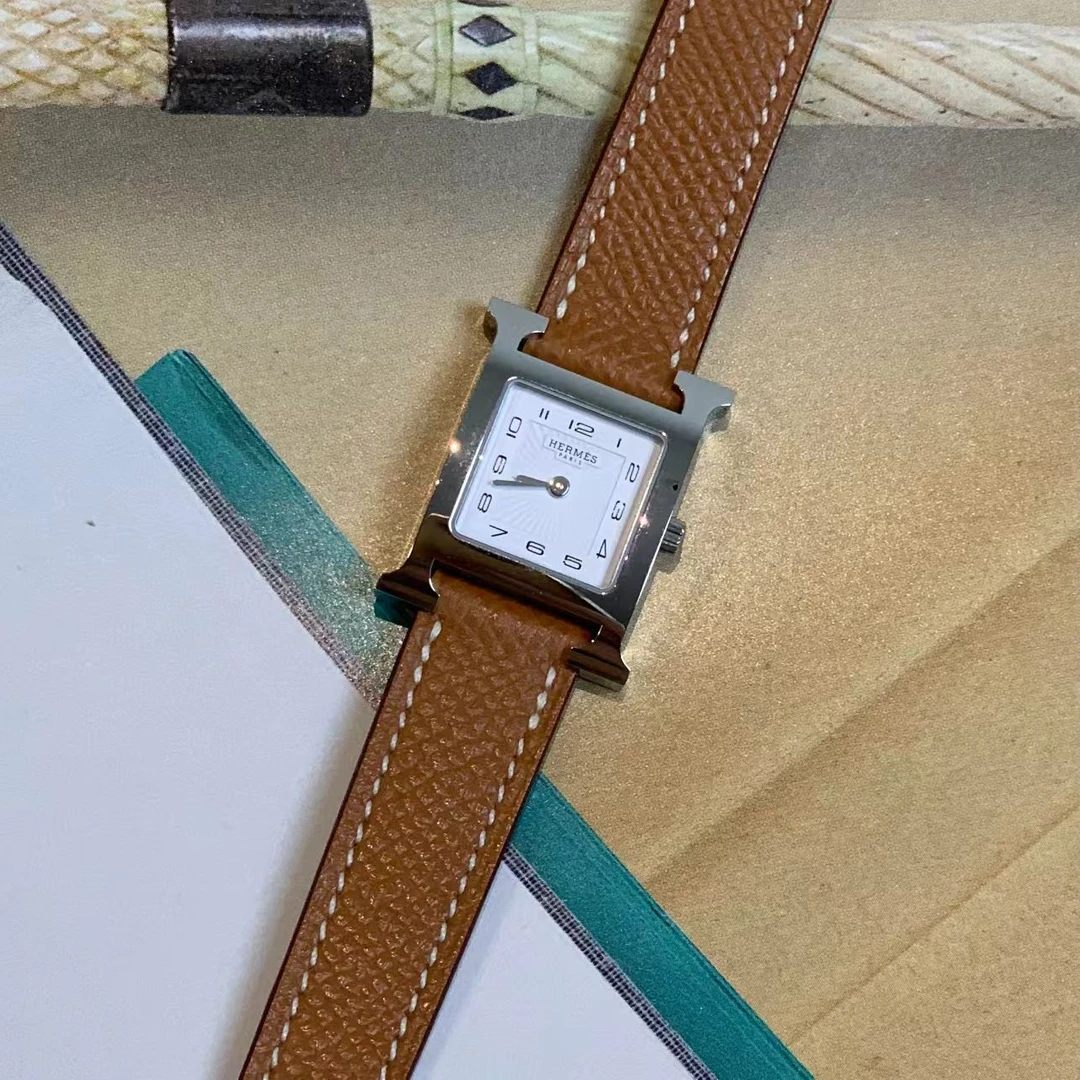 99新 Hermes/爱马仕 壹臻su/金棕手表 21/22/12期免息/ 69496449