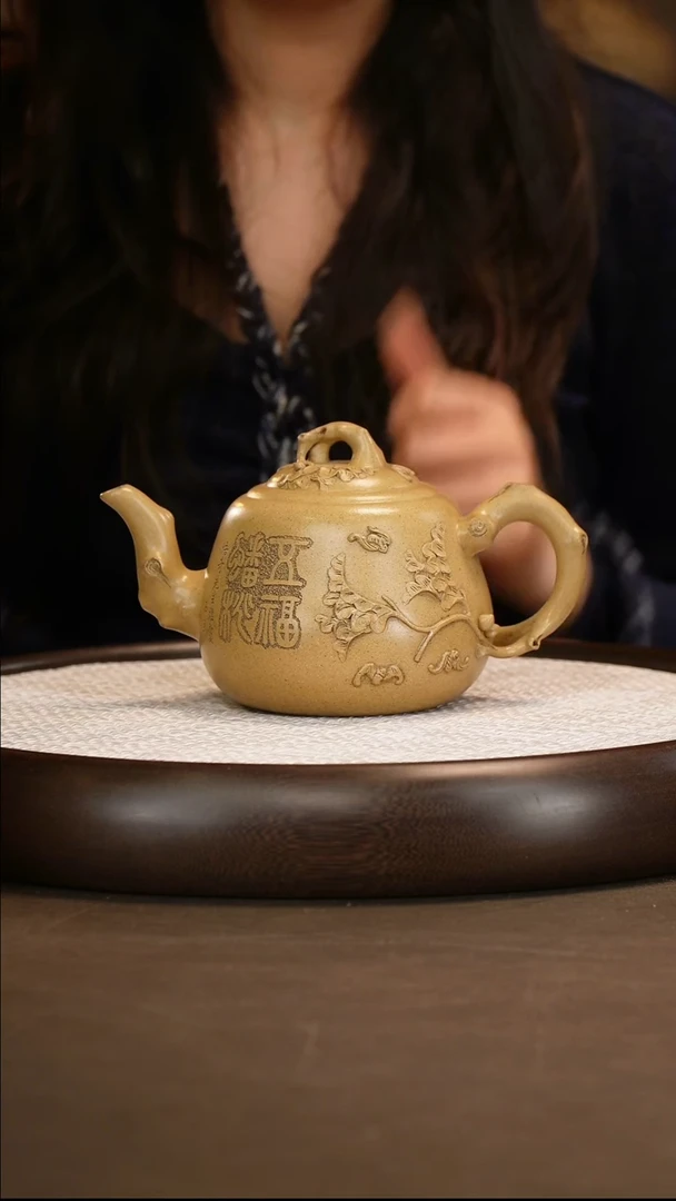 冰心道人 五福蟠桃  400c/笔筒/自家惊喜