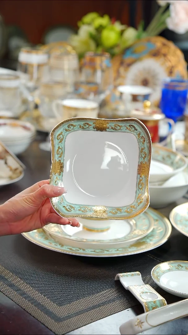 瓷片沙拉碗  2个