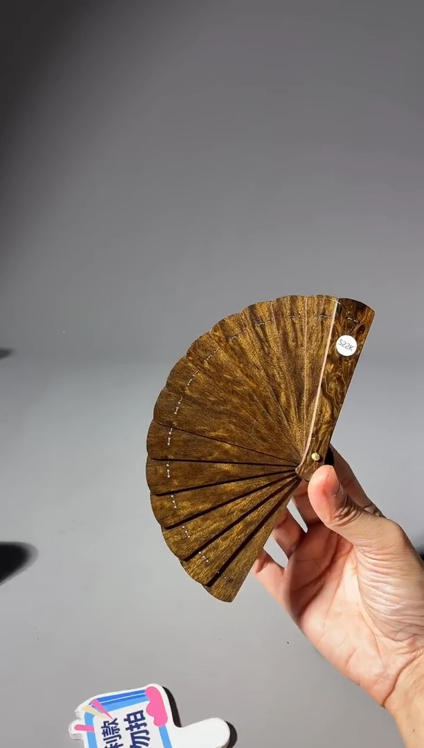 其他楠木（金丝楠）5*0522号10cm小叶桢楠掌中扇