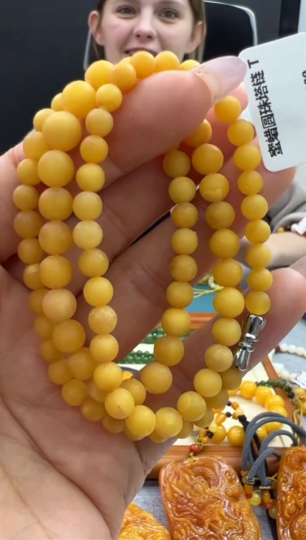 【闪购商品】琥珀颈饰未镶嵌724秒拍号