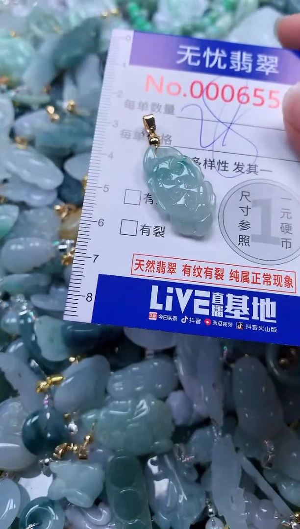 颈饰未镶嵌翡翠6558