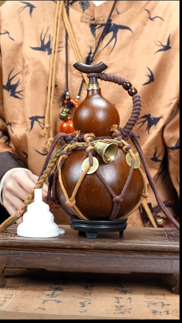 WH145网兜款大漆酒葫芦（现货现发）