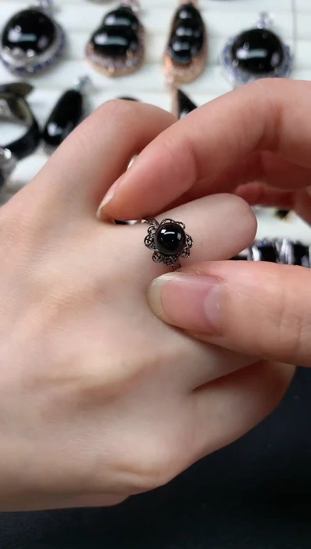 翡翠戒指18K金镶嵌D92|1680