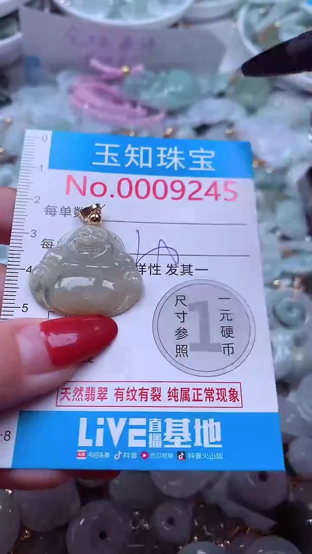 吊坠(不含链)未镶嵌翡翠9245