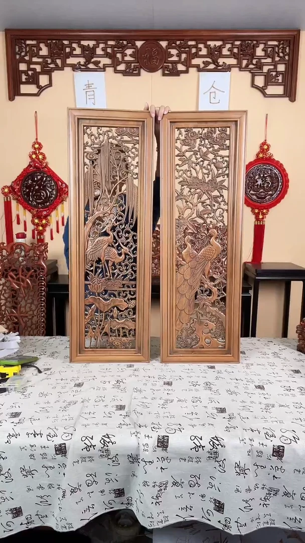 香樟木默认微瑕清仓处理，介意勿拍94*31一对
