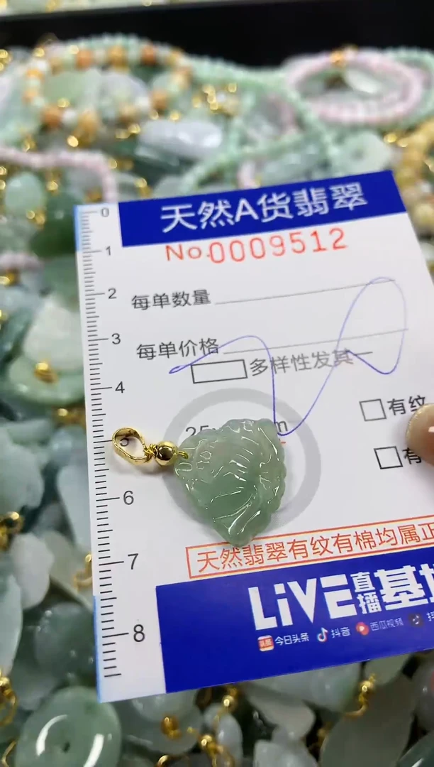 颈饰未镶嵌翡翠天然A货翡翠