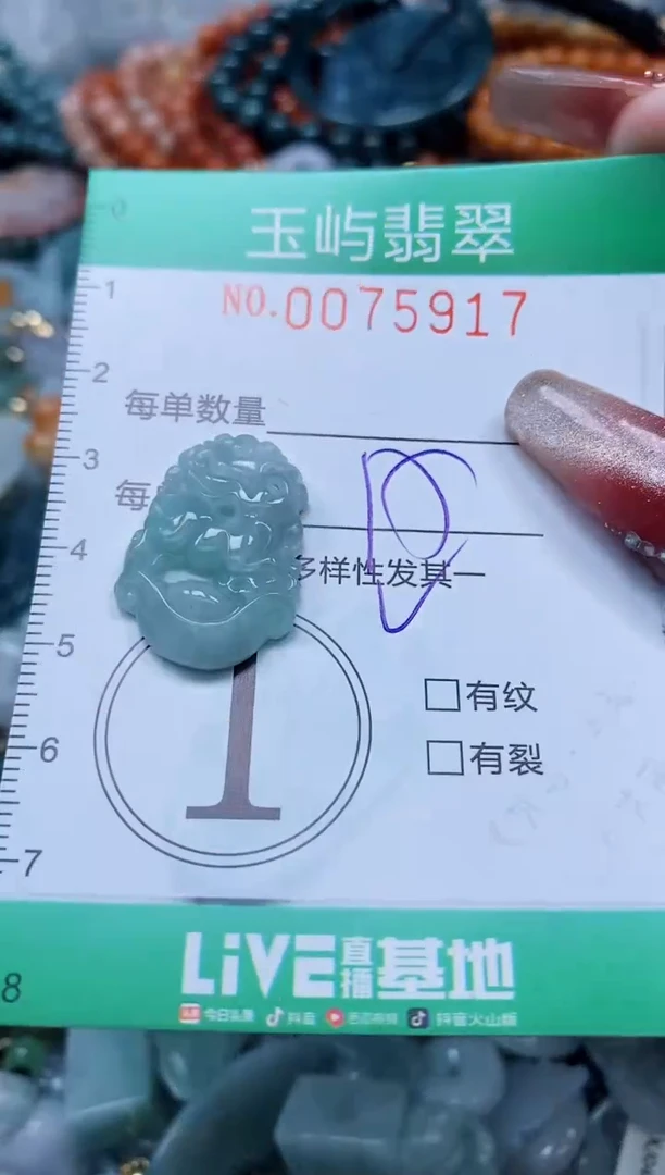 【闪购商品】翡翠颈饰未镶嵌闪购0075917多样性发其一