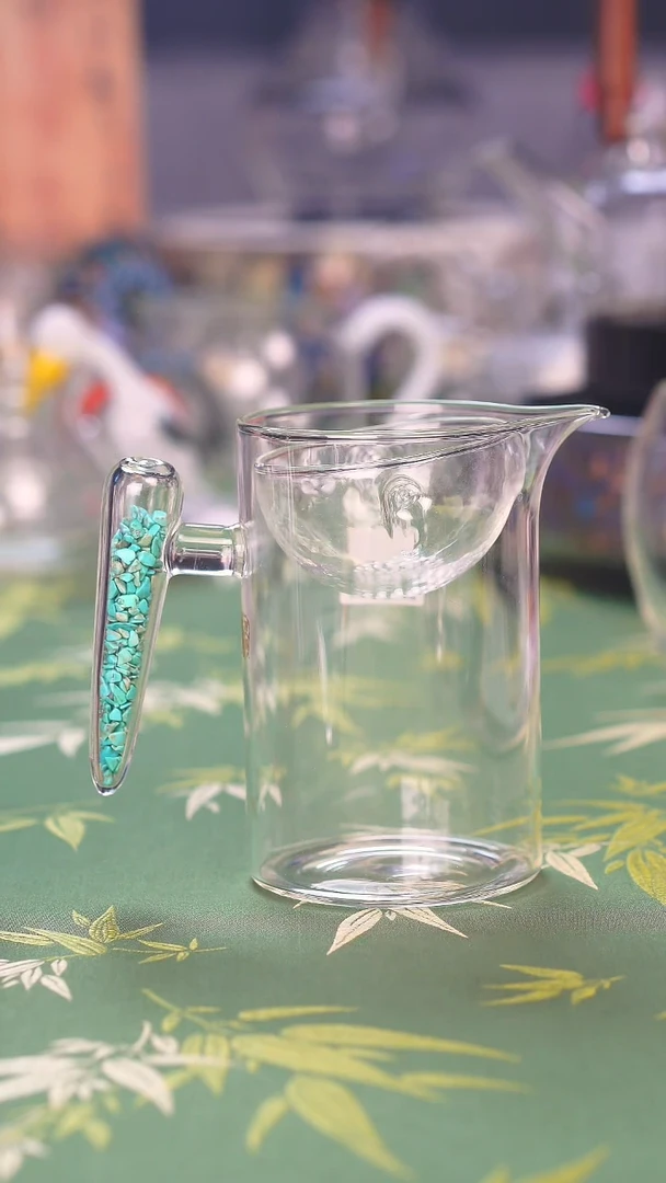 半月绿松石公道杯晶焱