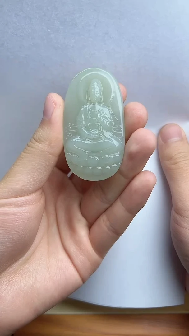 【闪购商品】和田玉颈饰未镶嵌观音kk