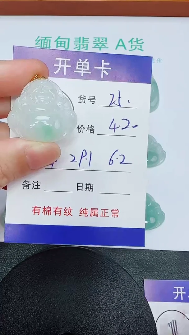 吊坠(赠链)未镶嵌翡翠25