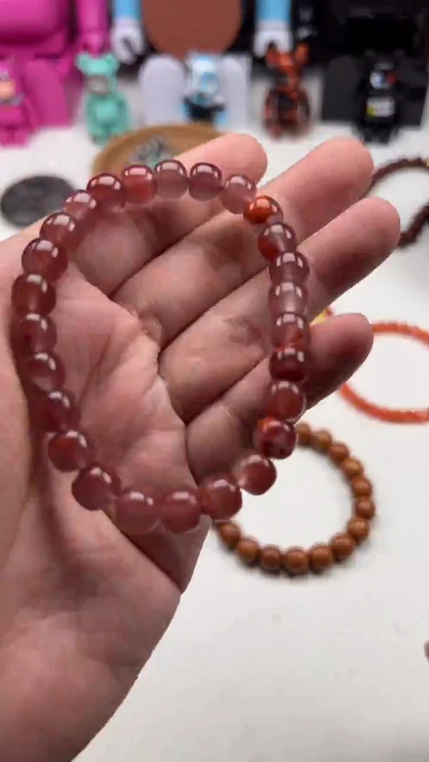 【闪购商品】南红玛瑙手串未镶嵌南红瓦西老型手串