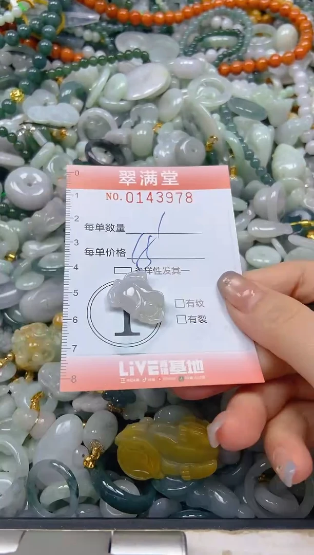 翡翠未镶嵌颈饰闪购0143978
