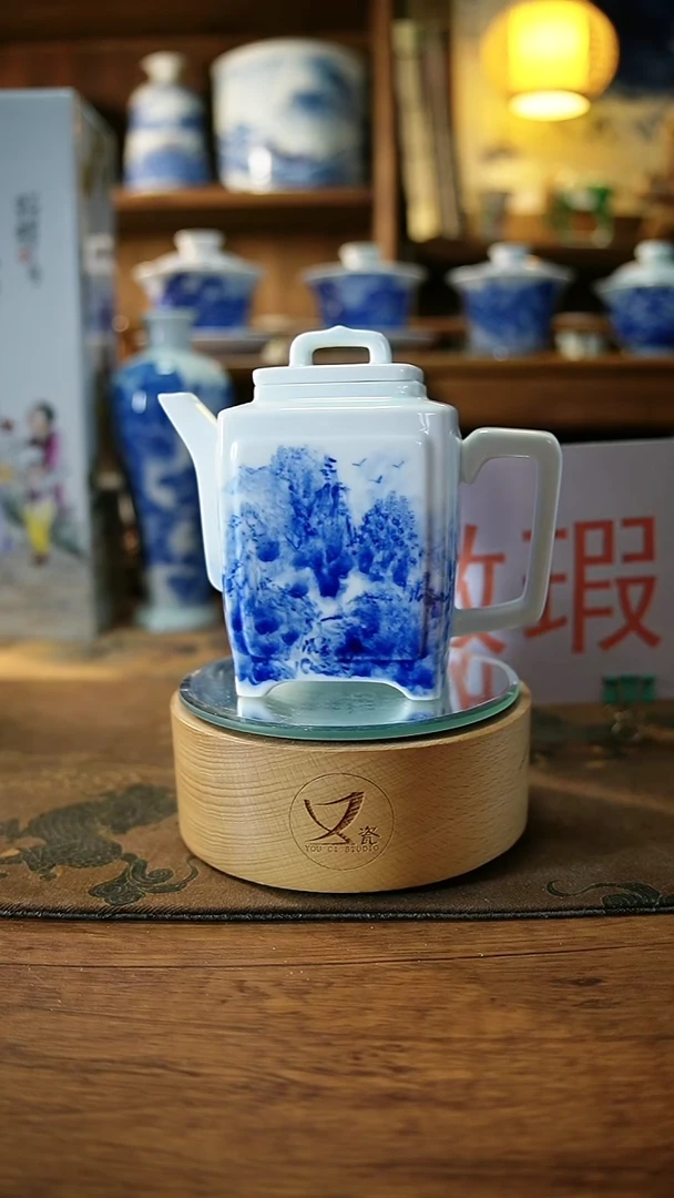 10景德镇手工手绘茶具