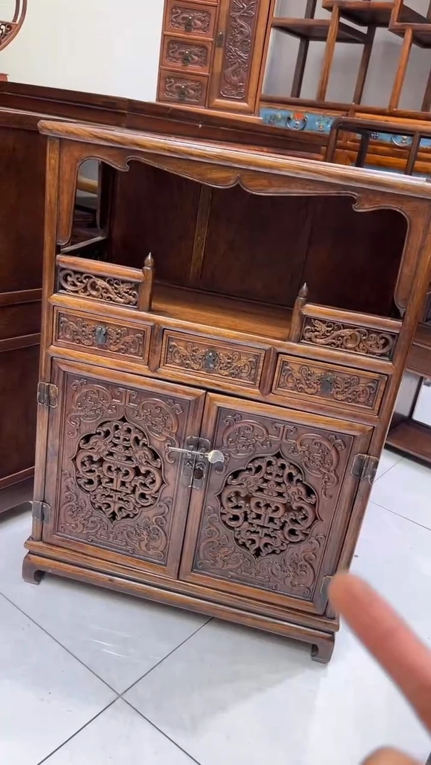 【闪购商品】贡木雕刻万历柜万历柜