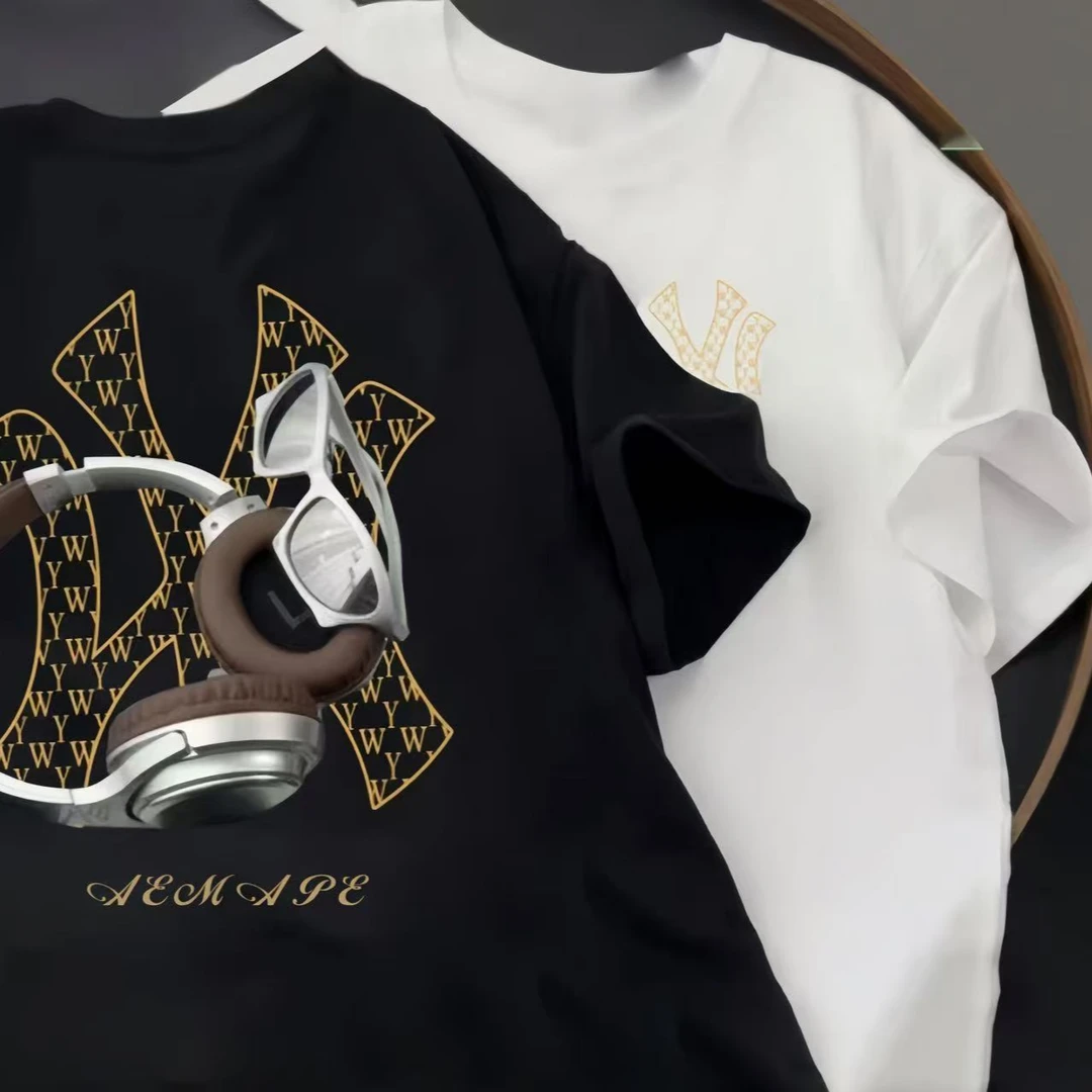 【商场同款】潮牌短袖T恤男女同款夏季高级感网红重磅高品质T恤短袖