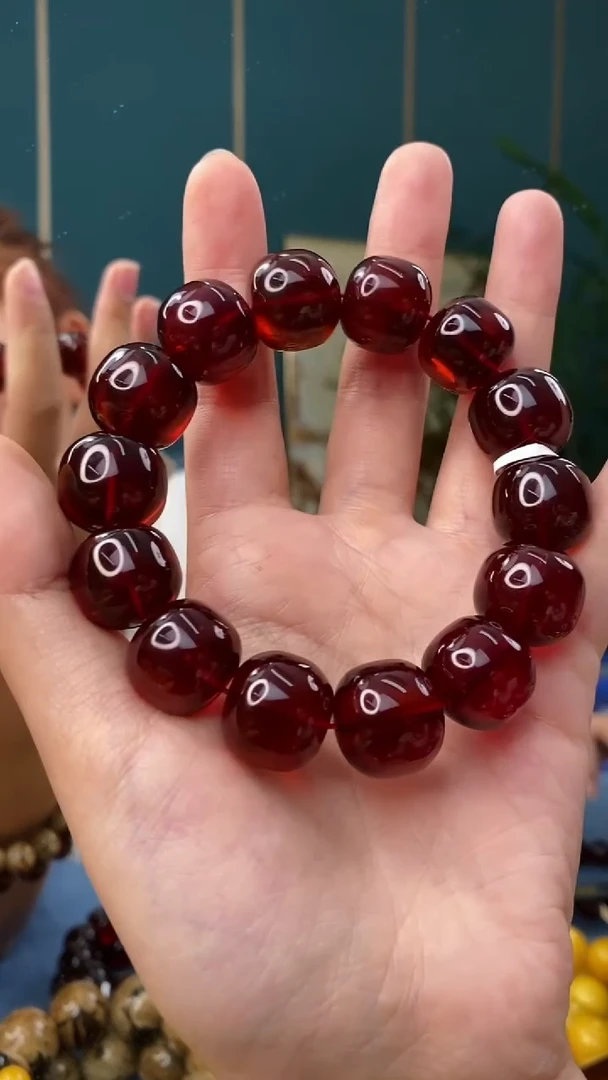 裸石琥珀未镶嵌9/12多样性发其一65