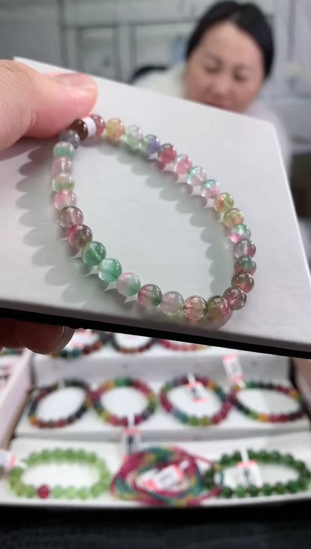 【闪购商品】碧玺手串未镶嵌多样性发一条