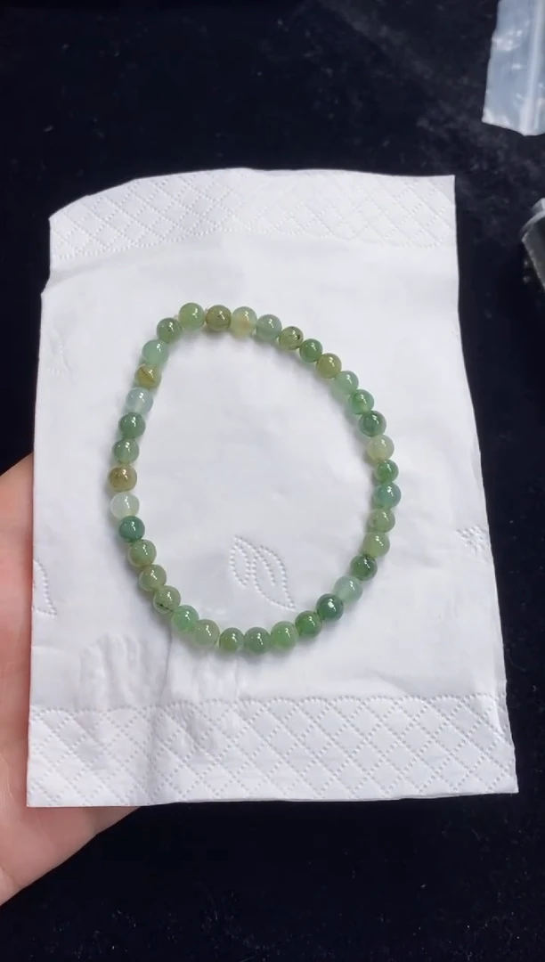 未镶嵌手串翡翠57号链接天然缅甸翡翠A货一物一证发货