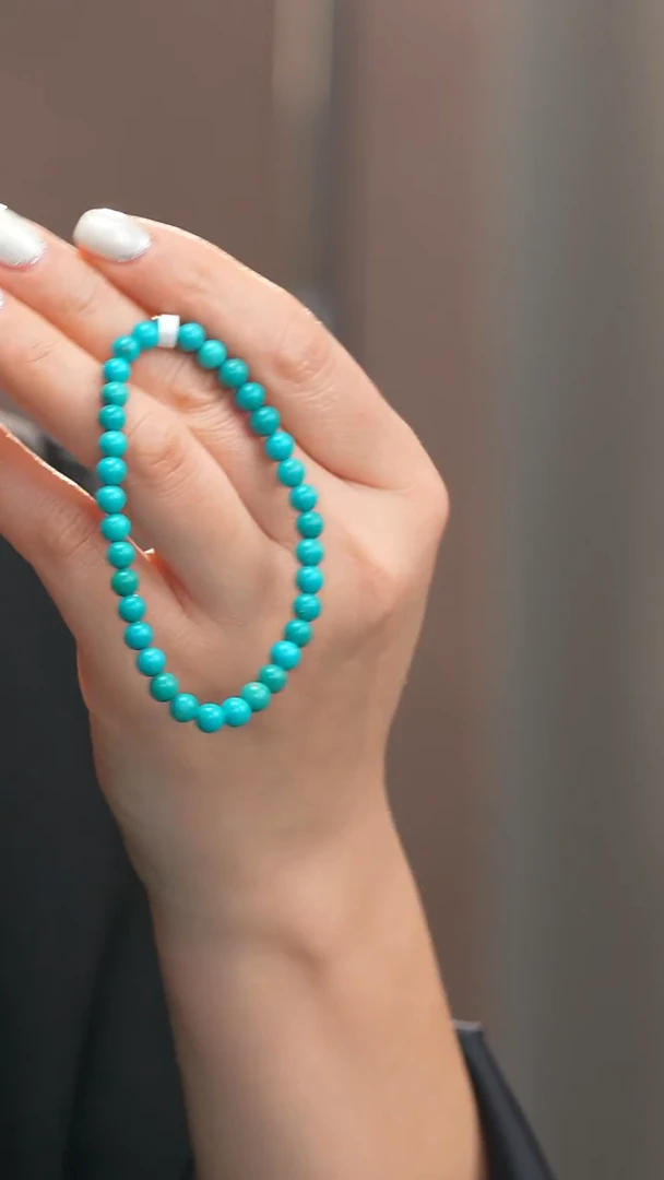 未镶嵌绿松石手链1