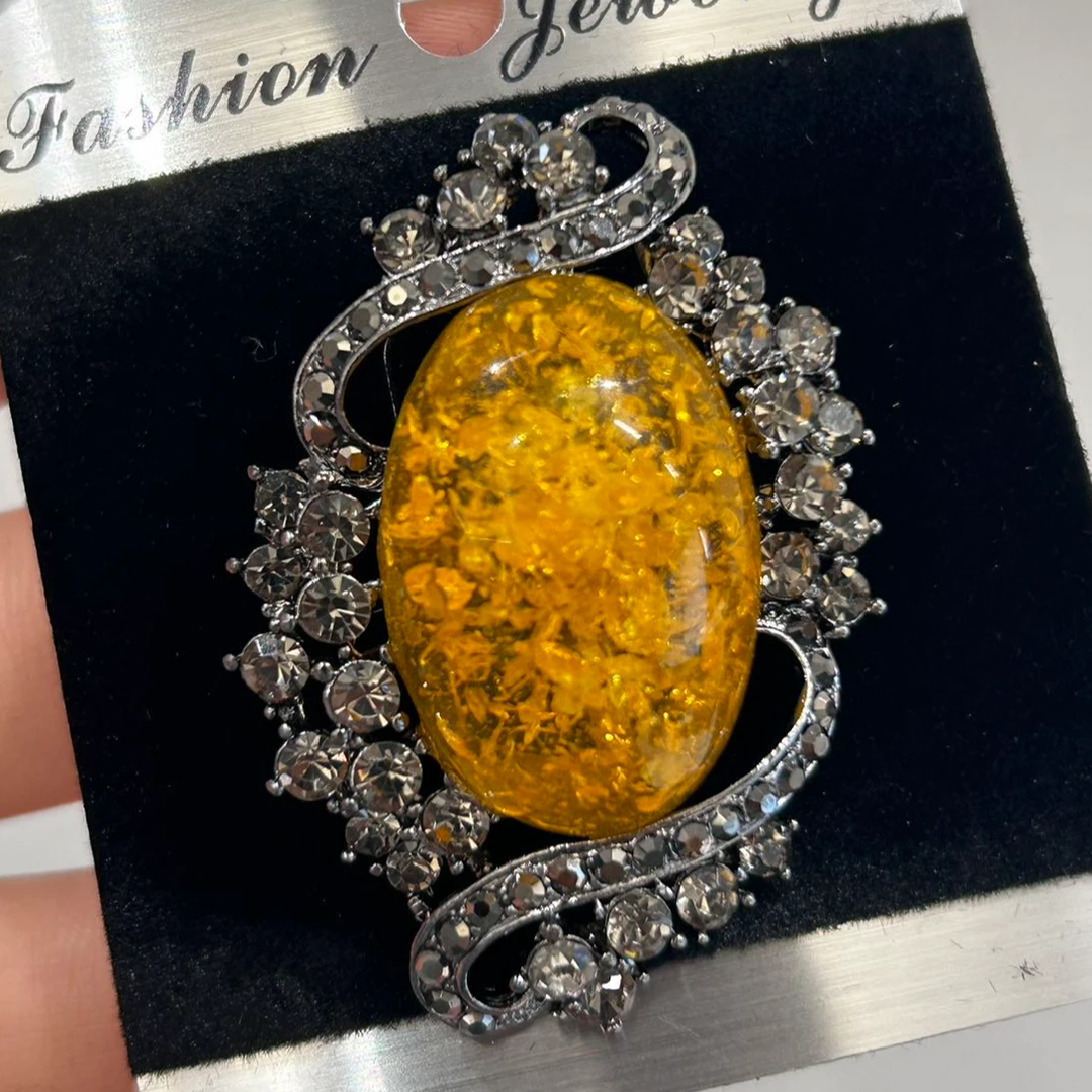 合金树脂胸针 （胸针34号）轻奢时尚复古胸针