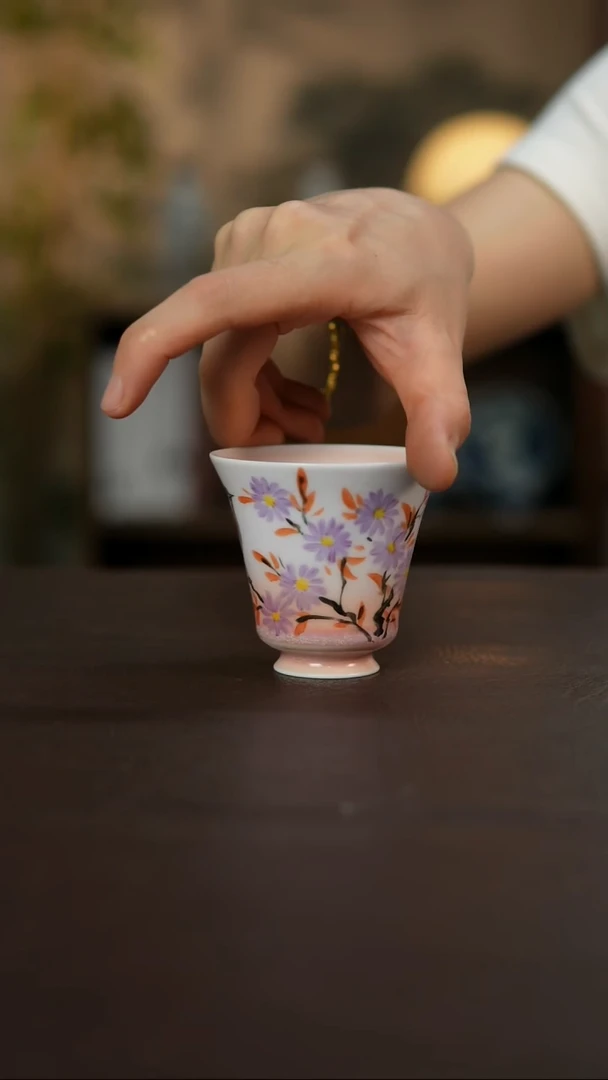 杯景德镇陶瓷杯碗柴烧多人