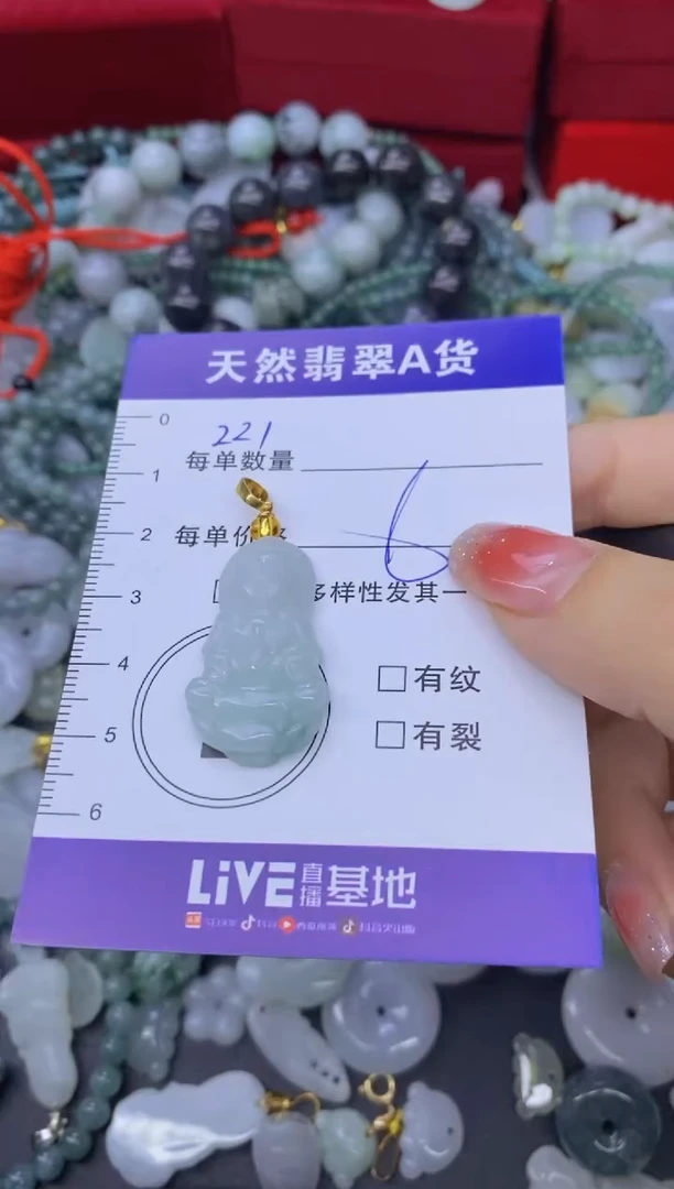 颈饰未镶嵌翡翠天然翡翠A货批量多样性发一件