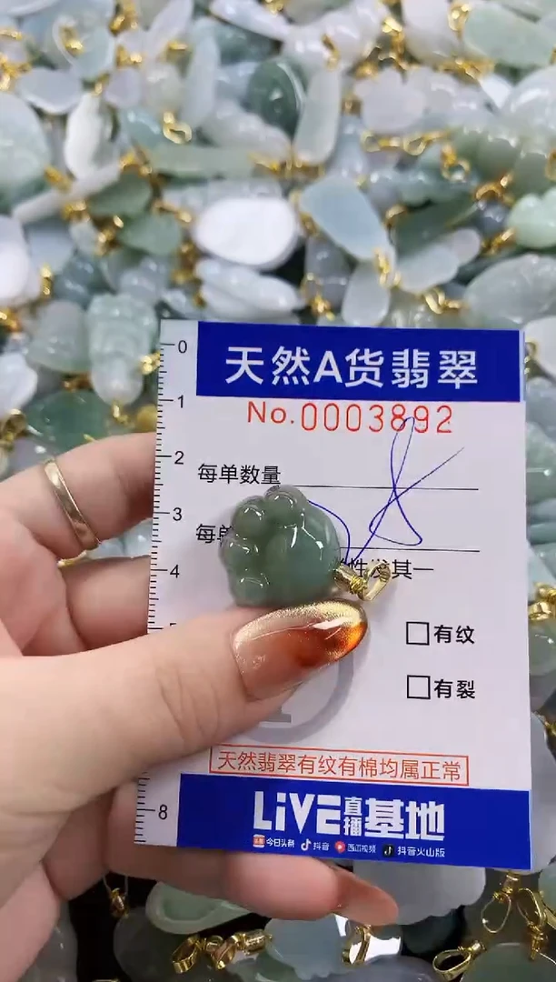 颈饰未镶嵌翡翠天然A货翡翠