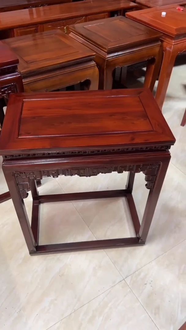 花梨木类书架福利款非酸高角几75