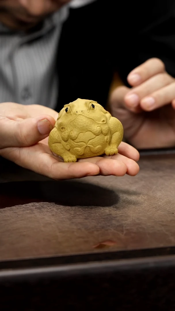 紫砂茶宠紫砂富贵蛙