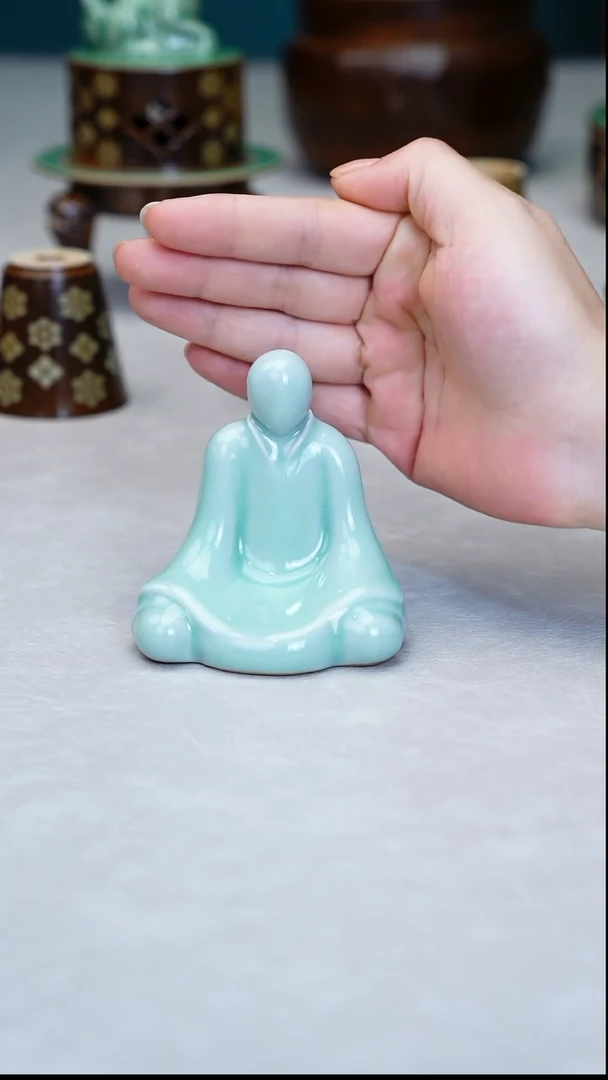 青瓷手工茶器包邮