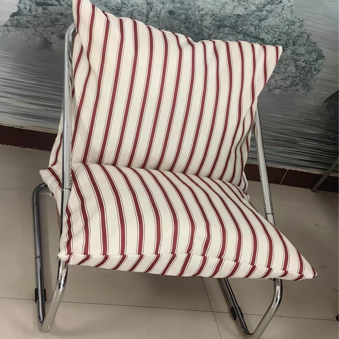 北欧简约宜家扶手椅休闲阳台客厅卧室化妆懒人网红单人小沙发