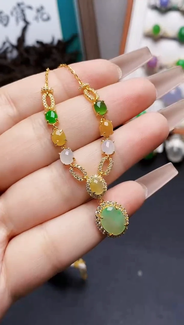 银S925镶嵌戒指翡翠0401