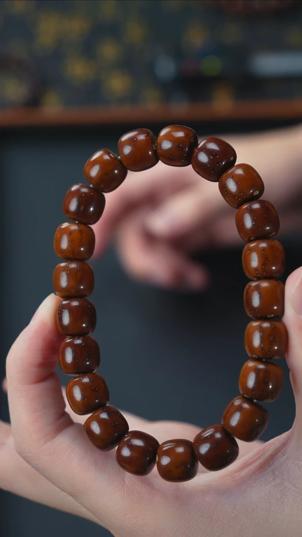 手串紫金鼠油核老型11.6【熟料】