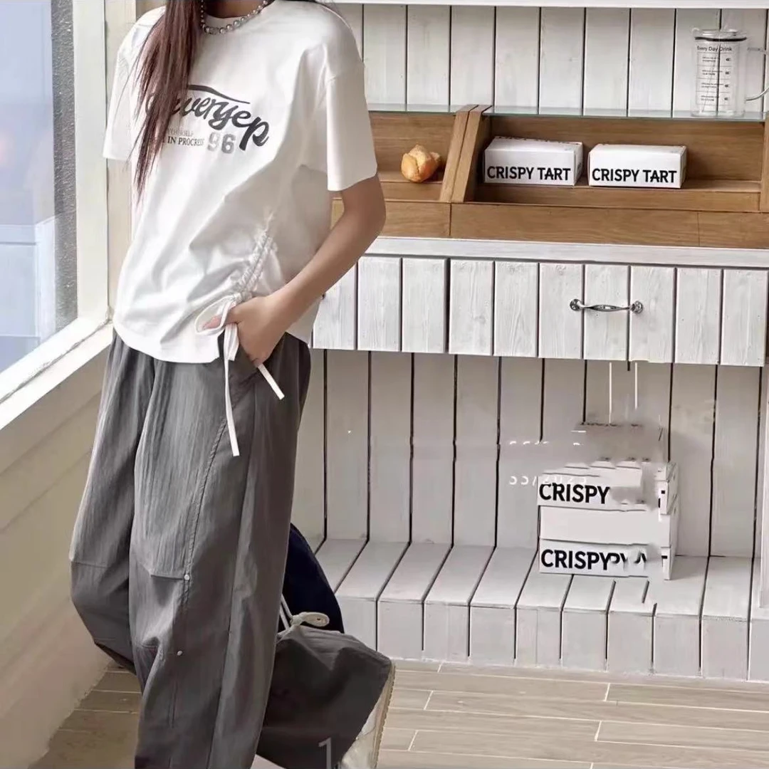 夏款姐弟工装裤110