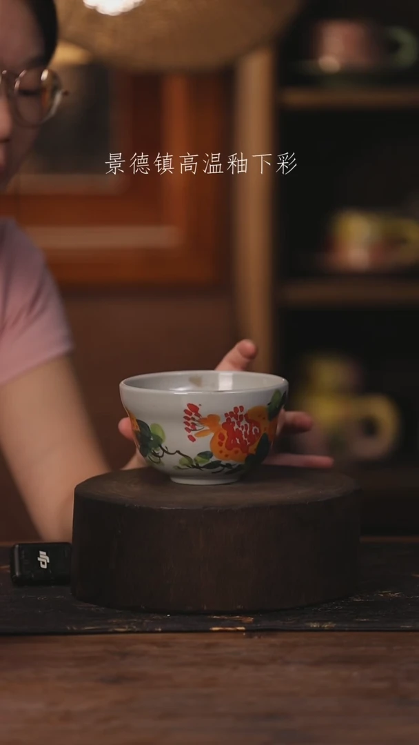 陶瓷景德镇高温釉下手绘陶瓷129