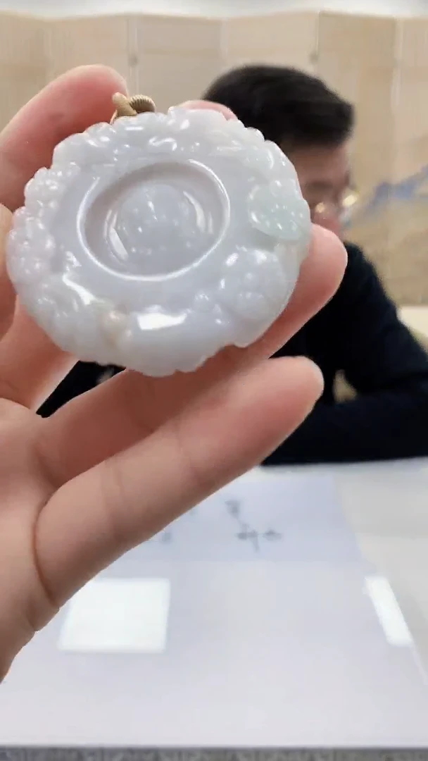 【闪购商品】定制翡翠未镶嵌5152bb-毛货挂件41