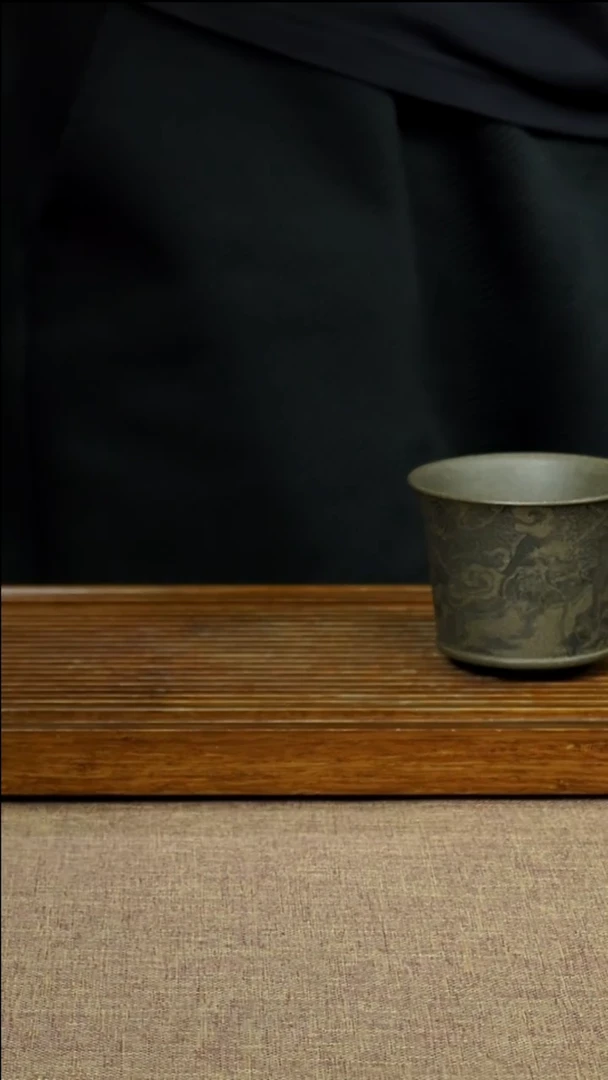 茶杯紫砂龙*南柯记全手刻龙吟杯