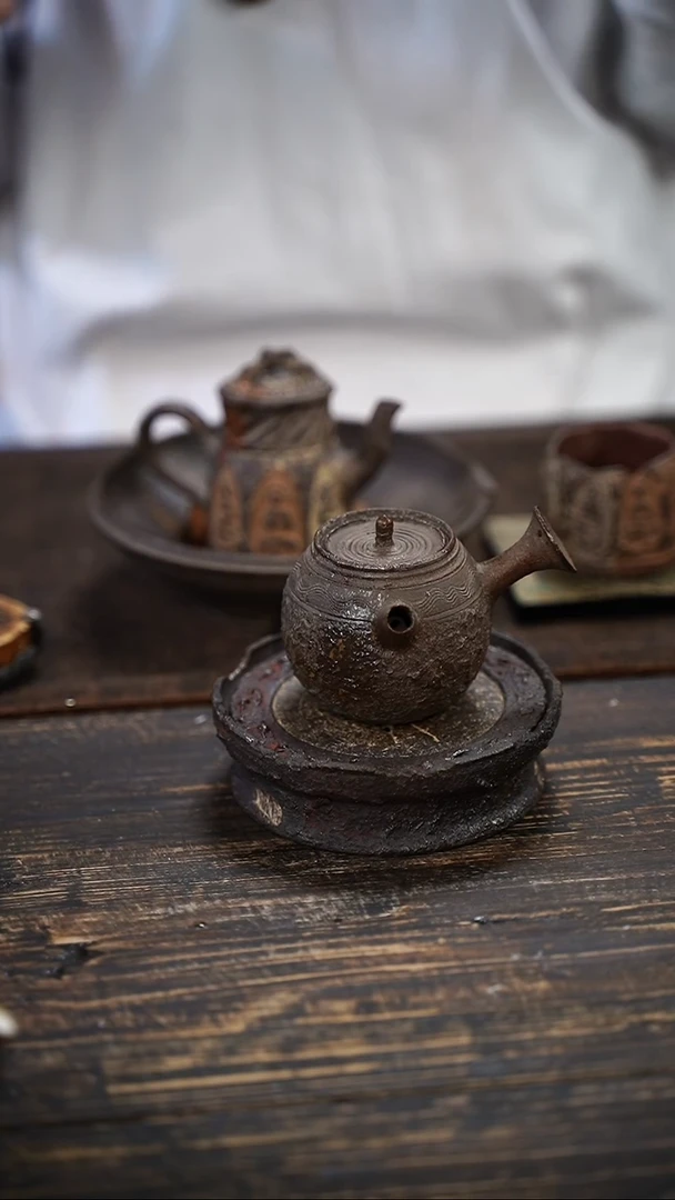 全手工制作 南蛮侧把壶