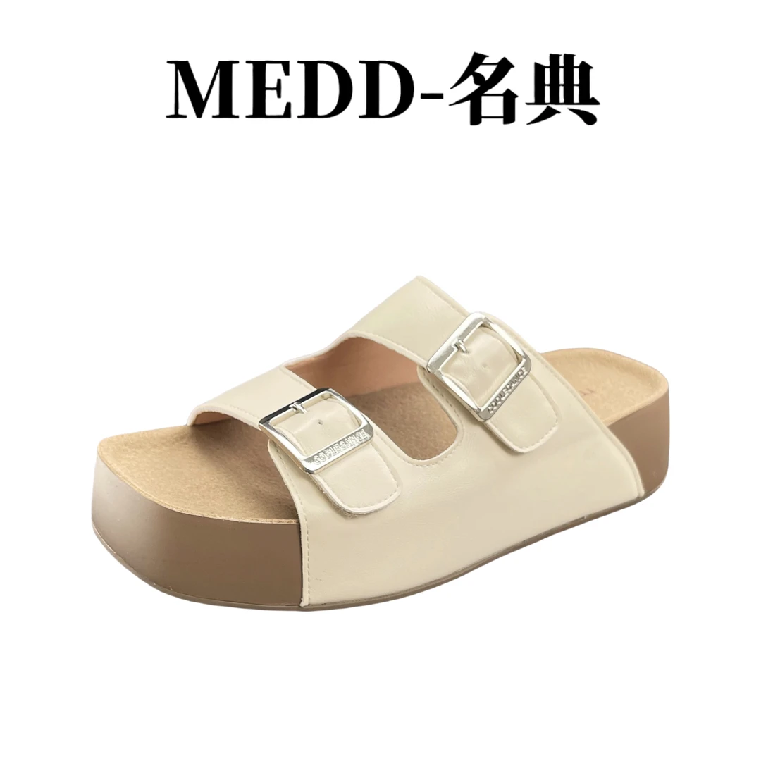 MEDD/名典2025新款爆款厚底拖鞋勃肯吐司软底夏季凉拖鞋女外穿