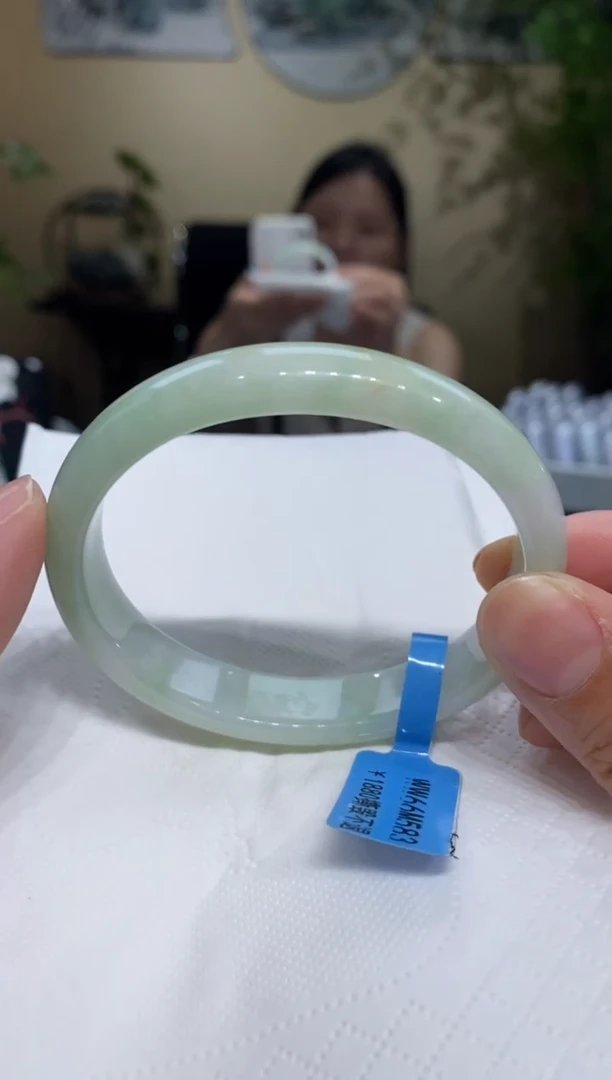 翡翠手镯未镶嵌翡翠55-56