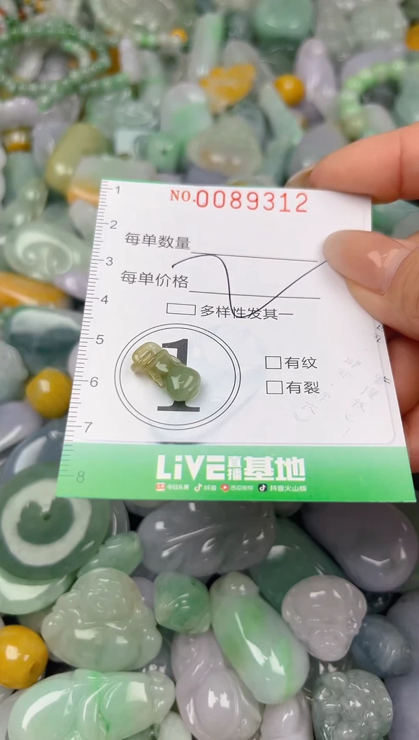 翡翠未镶嵌颈饰闪购0089312