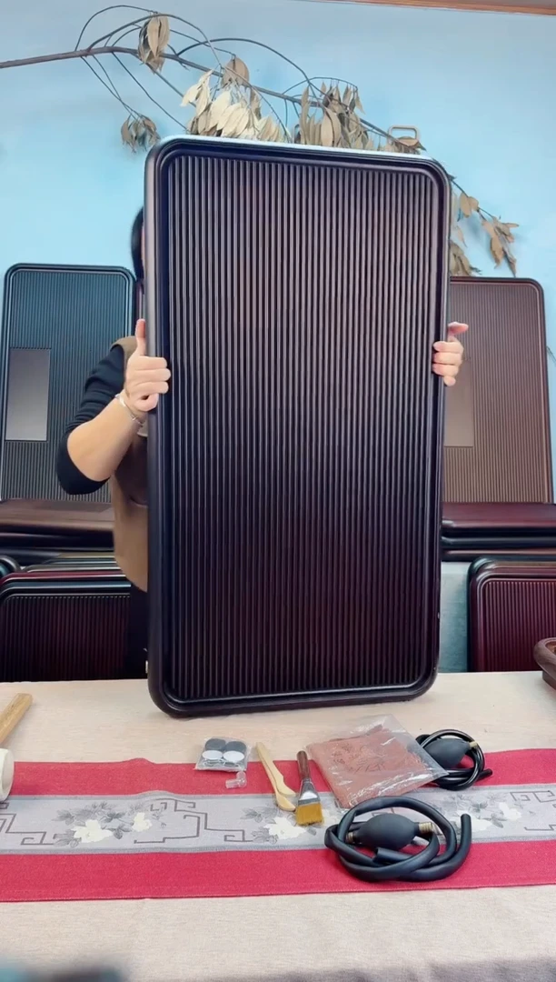 千川黑胡桃色款式茶盘90*50*5