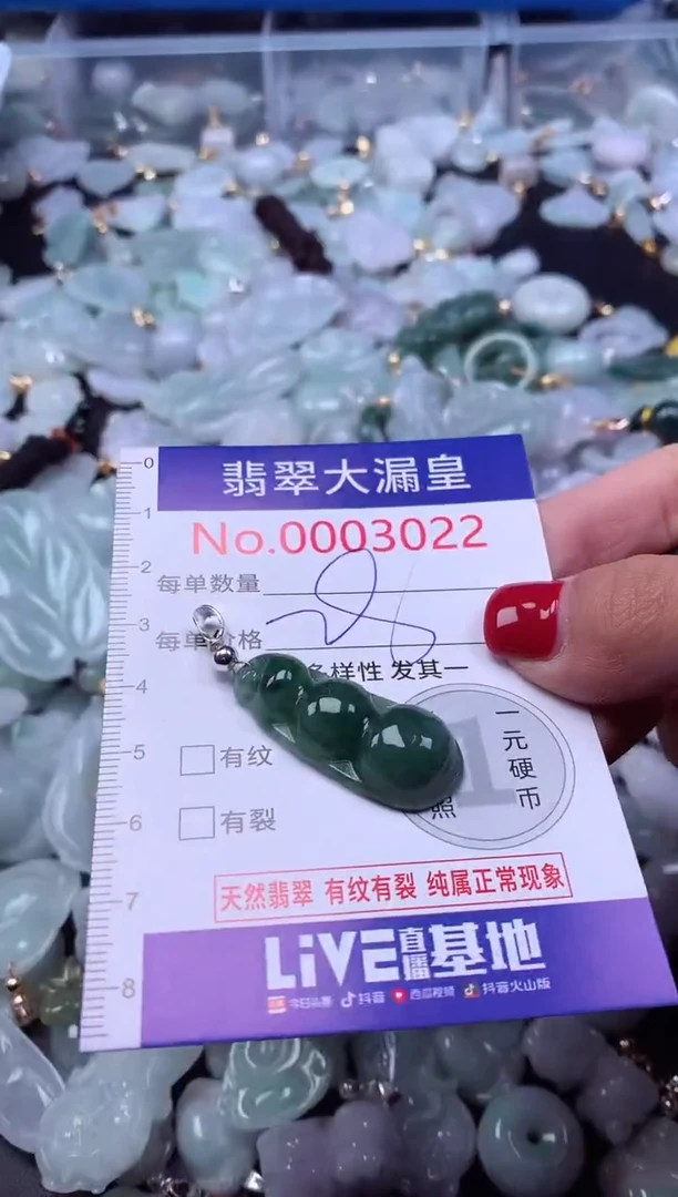 颈饰未镶嵌翡翠3022