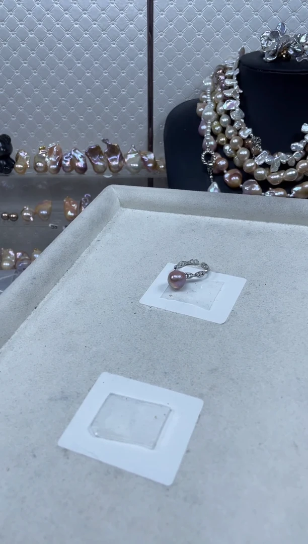 未镶嵌戒指淡水珍珠【纯恬珍珠】