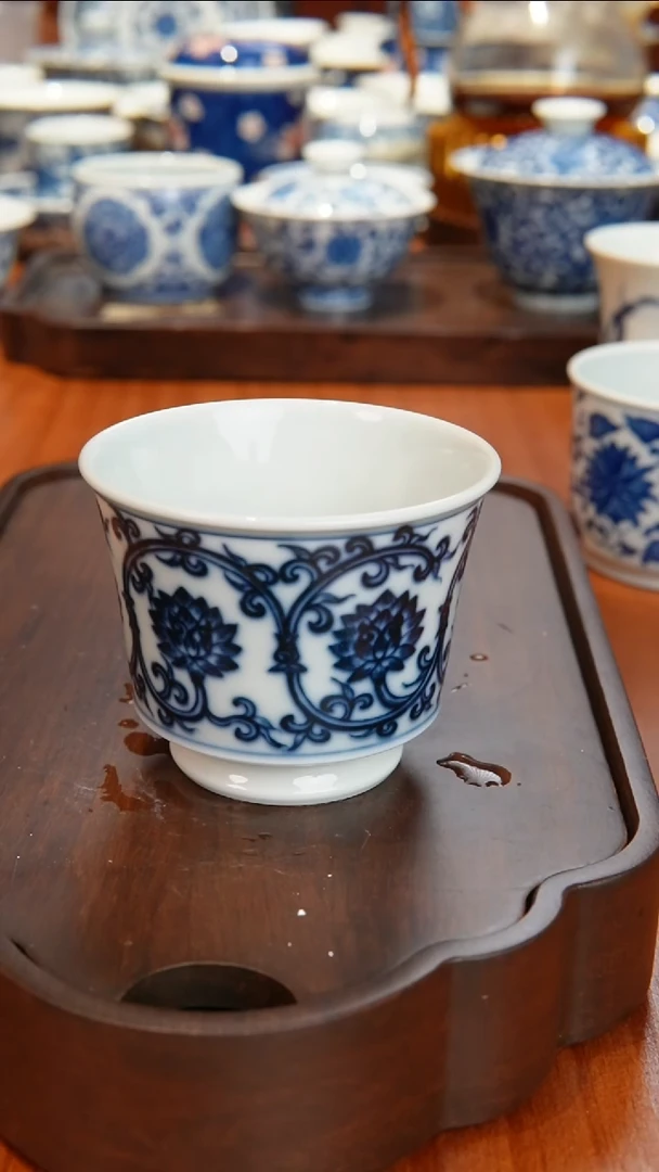 【闪购商品】景德镇镹曰手工手绘柴窑茶具